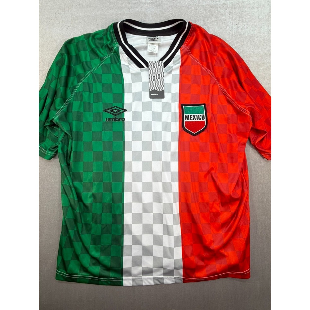 NWT Umbro FIFA World Cup Jersey Shirt Mexico Size Large